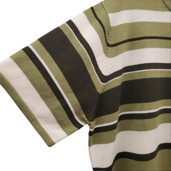 Vintage Sag Harbor  Stripe Short Sleeve Top - Picture 4 of 8